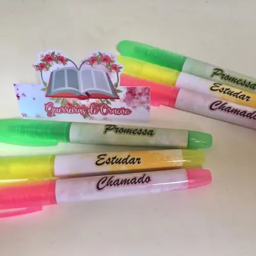 Kit Marca Texto Personalizado