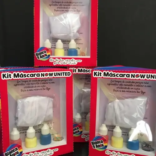 Kit Máscara Tie Dye Now United