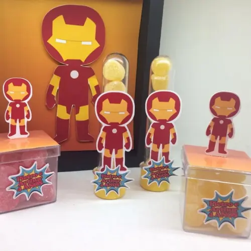 Kit Personalizados Super Heróis Scrap