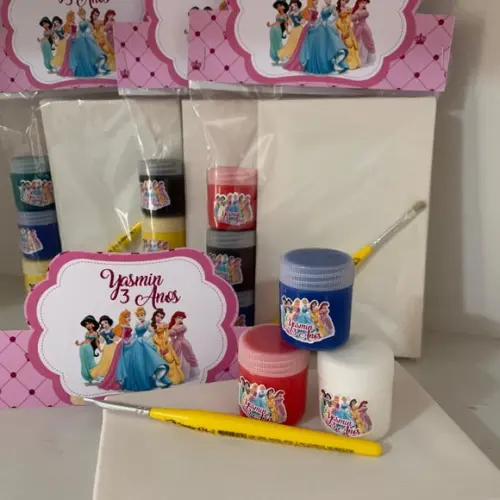 Kit Pintura Princesas Disney