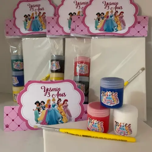 Kit Pintura Princesas Disney