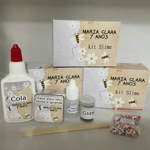 Kit Slime Abelha Embalagens Personalizadas