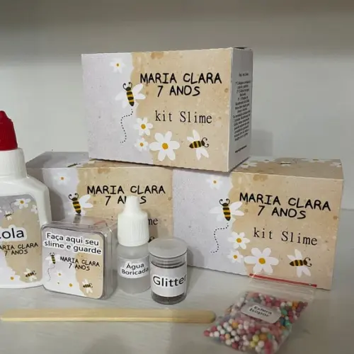 Kit Slime Abelha Embalagens Personalizadas