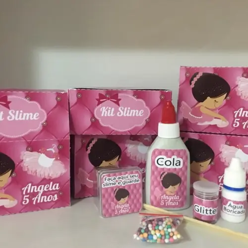 Kit Slime Bailarina Embalagens Personalizadas