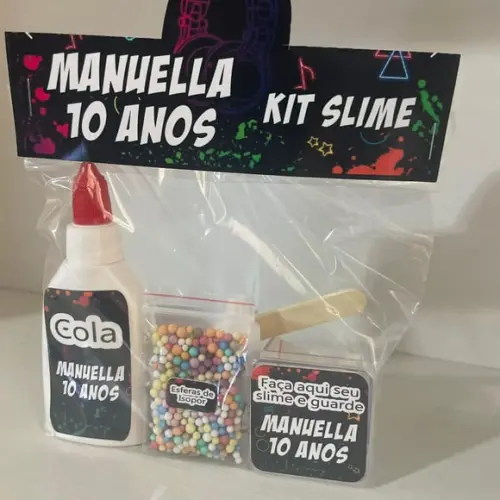 Kit Slime Balada Embalagens Personalizada