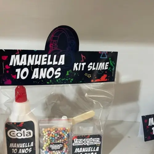Kit Slime Balada Embalagens Personalizada
