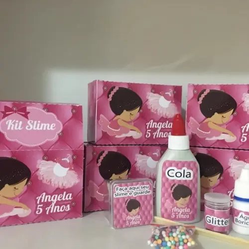 Kit Slime Bailarina Embalagens Personalizadas