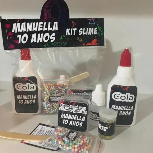 Kit Slime Balada Embalagens Personalizada