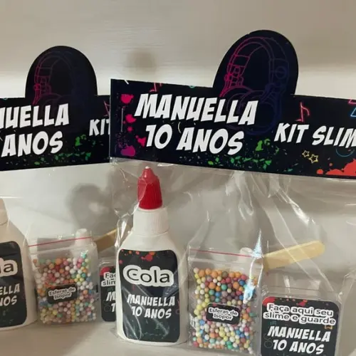 Kit Slime Balada Embalagens Personalizada