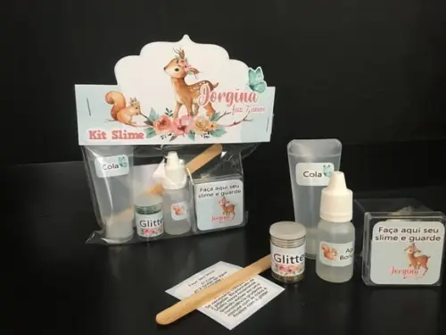 Kit Slime Bosque Encantado Embalagens Personalizadas