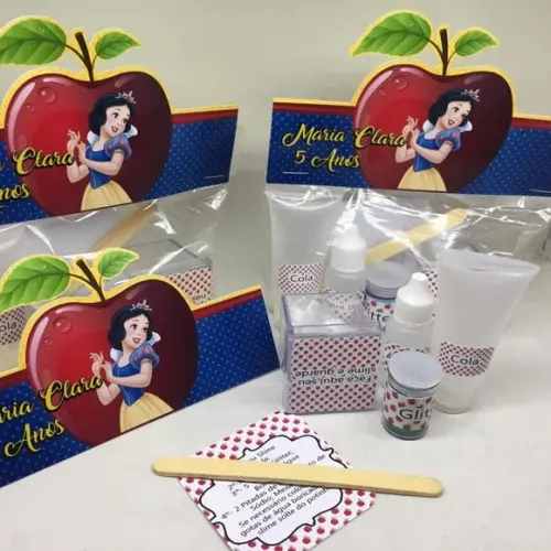 Kit Slime Branca de Neve Embalagens Personalizadas