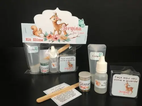 Kit Slime Bosque Encantado Embalagens Personalizadas