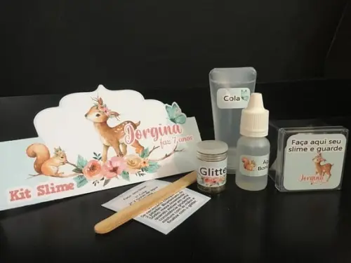 Kit Slime Bosque Encantado Embalagens Personalizadas