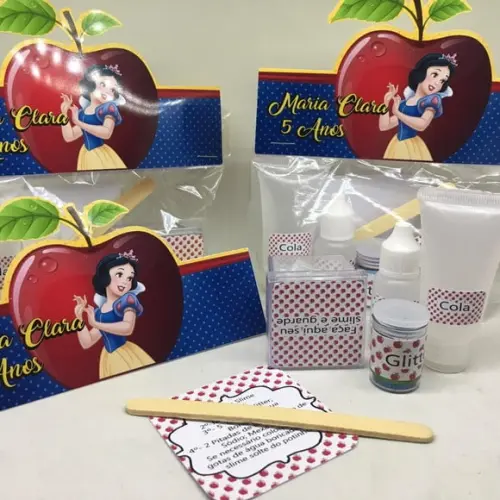 Kit Slime Branca de Neve Embalagens Personalizadas