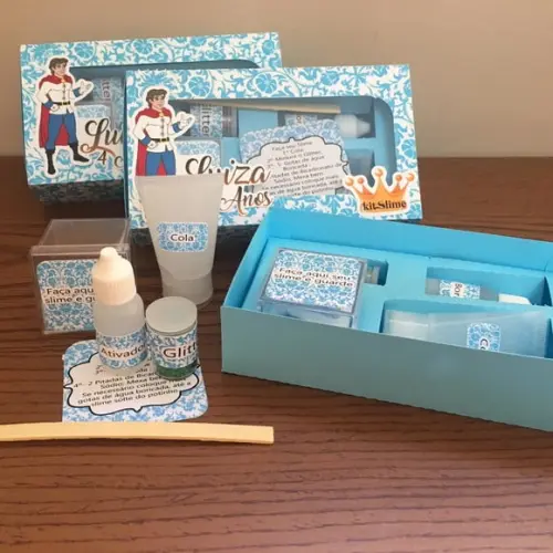 Kit Slime Caixa Embalagens Personalizadas