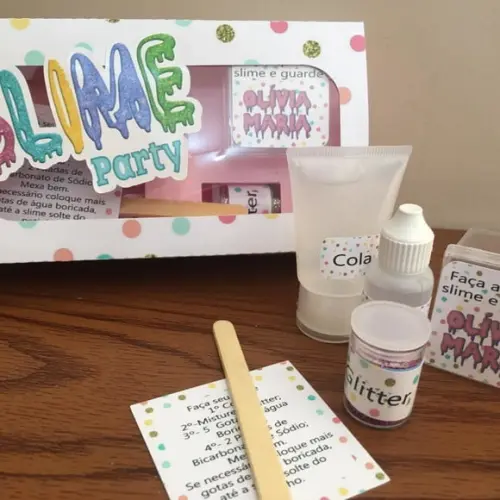 Kit Slime Caixa Embalagens Personalizadas