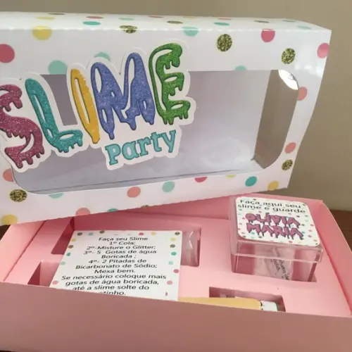 Kit Slime Caixa Embalagens Personalizadas