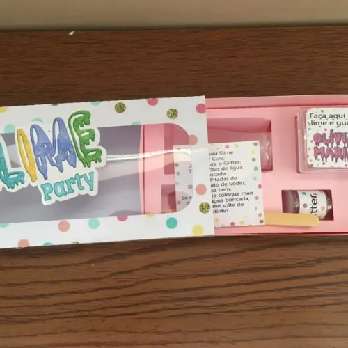Kit Slime Caixa Embalagens Personalizadas