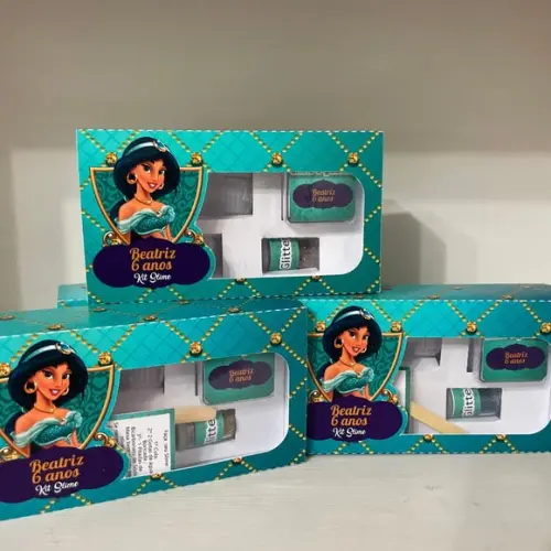 Kit Slime Caixa Jasmine Embalagens Personalizadas
