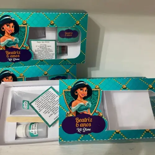 Kit Slime Caixa Jasmine Embalagens Personalizadas