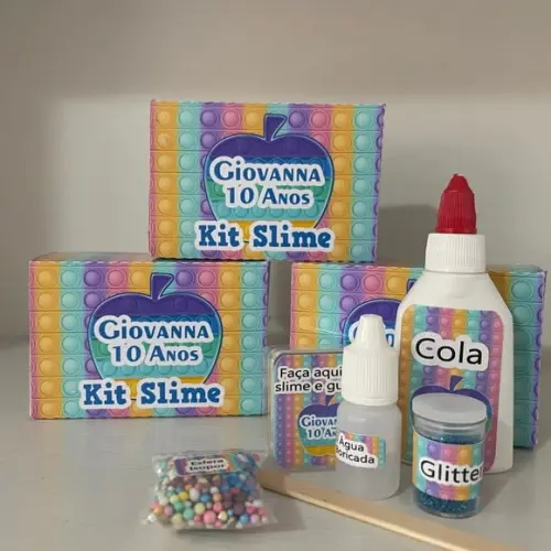 Kit Slime Caixa Pop It Embalagens Personalizadas