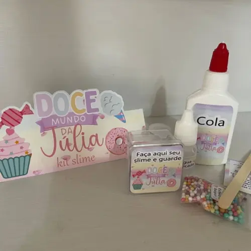 Kit Slime Confeitaria Embalagens Personalizadas