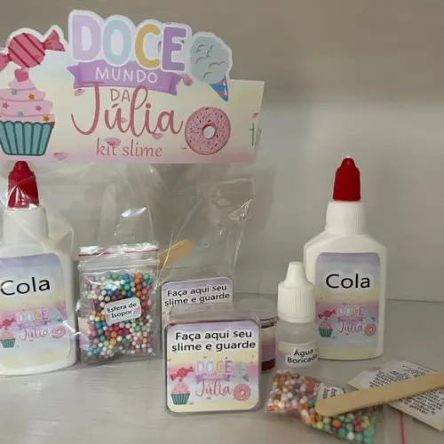 Kit Slime Confeitaria Embalagens Personalizadas
