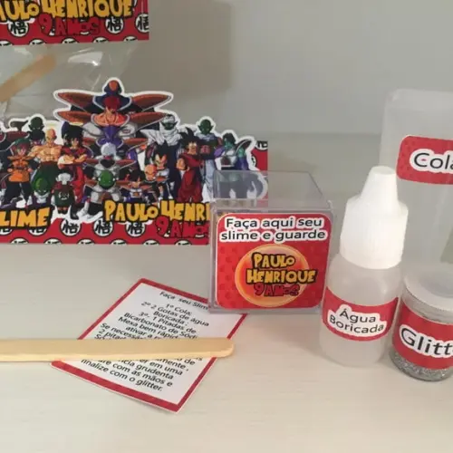 Kit Slime Dragon Ball Embalagens Personalizadas