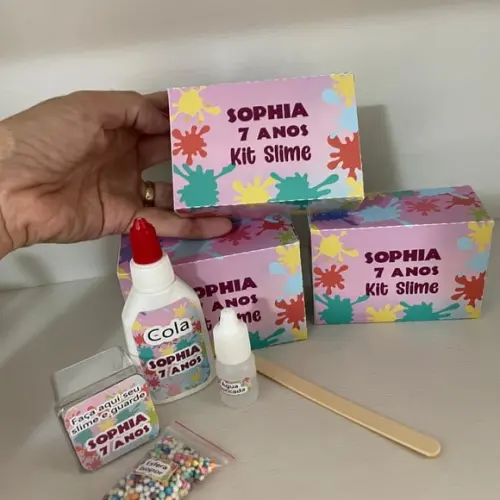 Kit Slime Embalagens Personalizadas