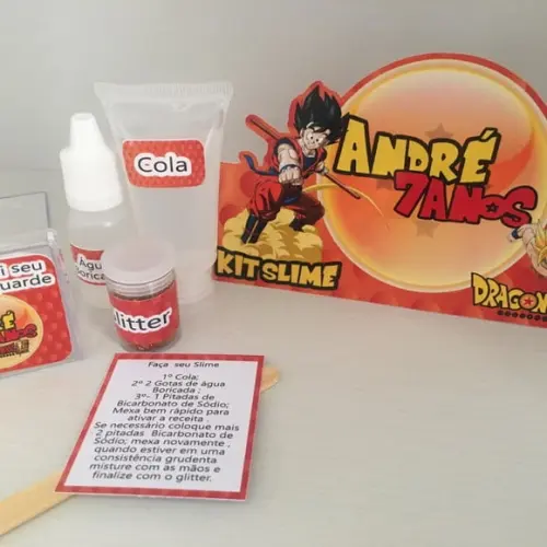 Kit Slime Dragon Ball Embalagens Personalizadas