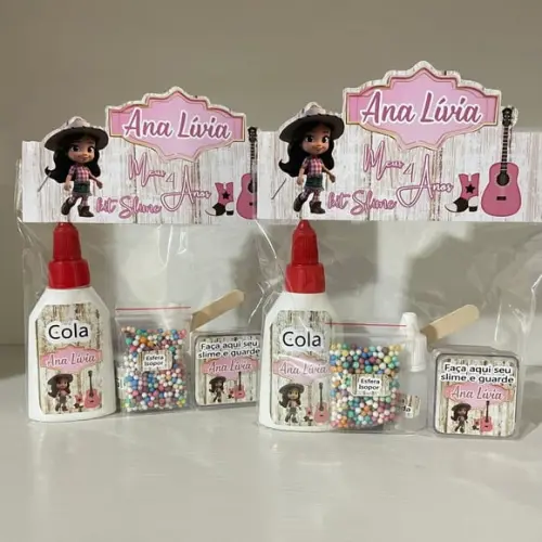 Kit Slime Embalagens Personalizadas Fazendeira