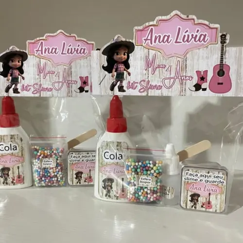 Kit Slime Embalagens Personalizadas Fazendeira