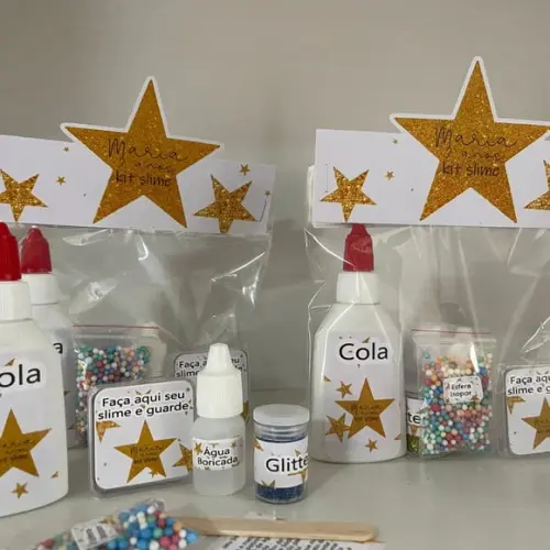 Kit Slime Embalagens Personalizadas Star