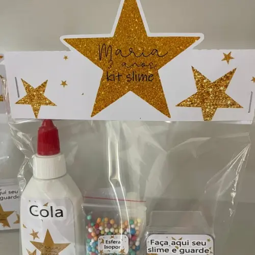 Kit Slime Embalagens Personalizadas Star