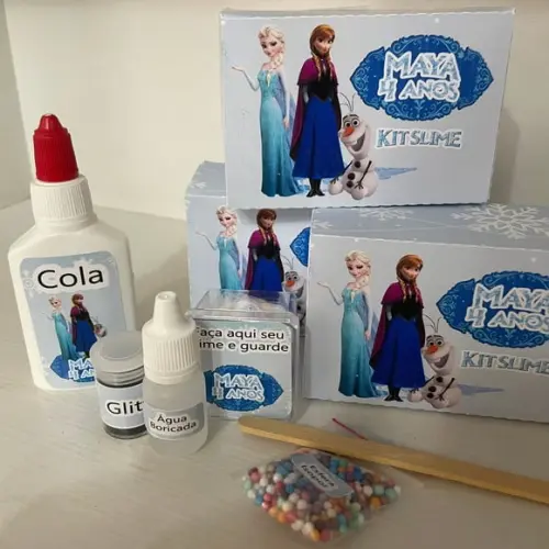 Kit Slime Frozen Embalagens Personalizadas