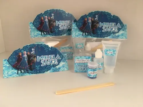 Kit Slime Frozen Embalagens Personalizadas