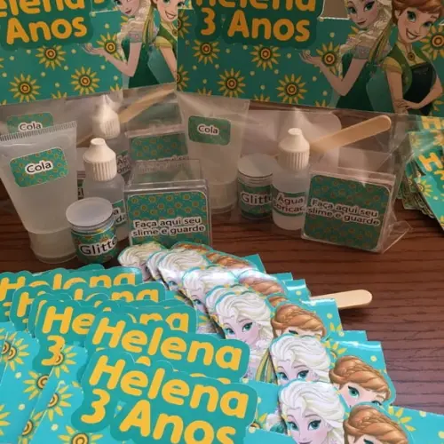 Kit Slime Frozen Fever Embalagens Personalizadas