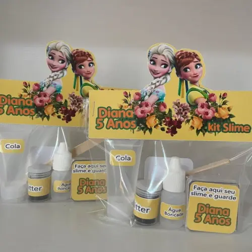 Kit Slime Frozen Fever Embalagens Personalizadas