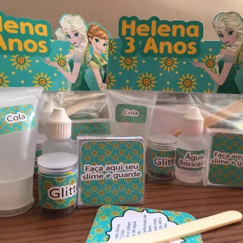 Kit Slime Frozen Fever Embalagens Personalizadas
