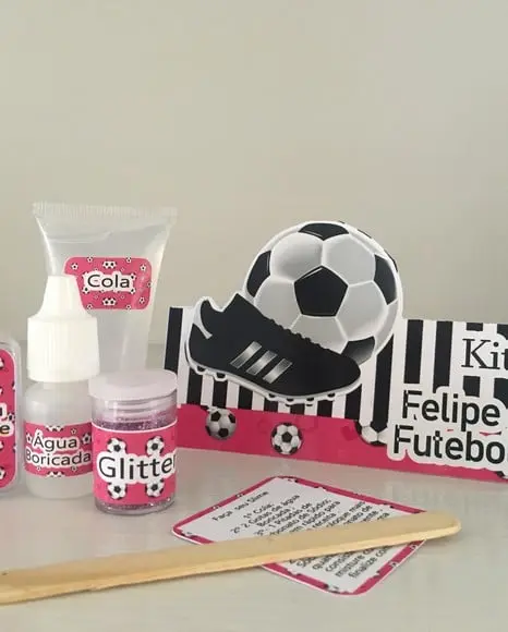 Kit Slime Futebol Embalagens Personalizadas