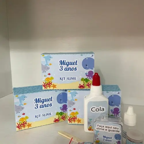 Kit Slime Fundo do Mar Embalagens Personalizadas