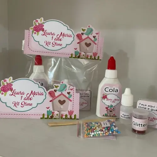 Kit Slime Jardim Encantado Embalagens Personalizadas