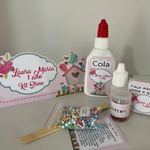 Kit Slime Jardim Encantado Embalagens Personalizadas