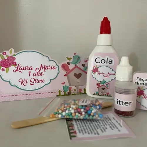 Kit Slime Jardim Encantado Embalagens Personalizadas