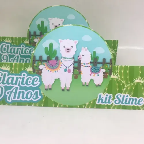 Kit Slime Lhama Embalagens Personalizadas