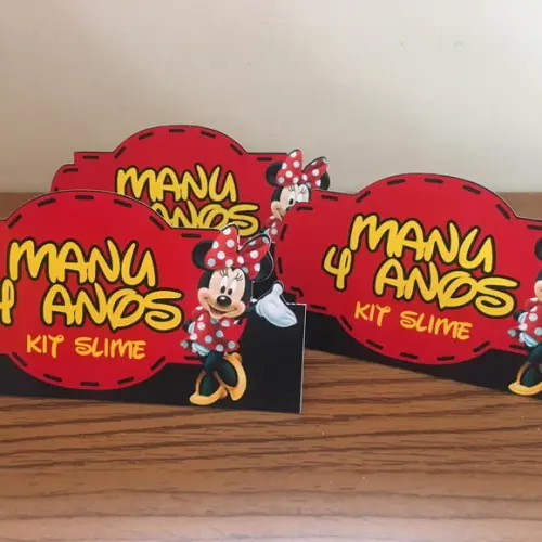 Kit Slime Minnie Embalagens Personalizadas