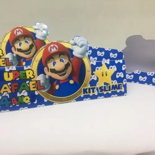Kit Slime Mário Bross Embalagens Personalizadas