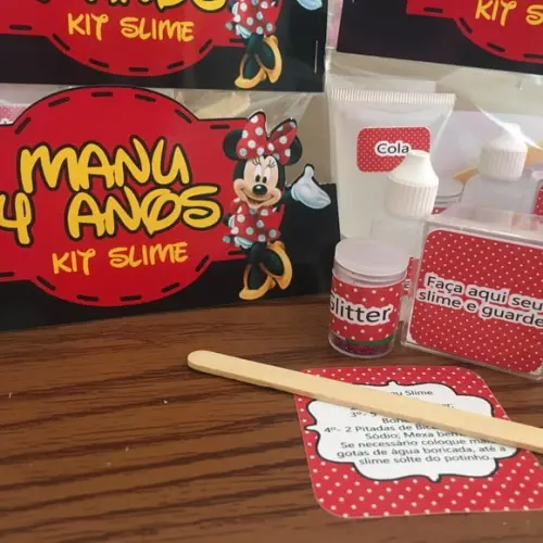 Kit Slime Minnie Embalagens Personalizadas