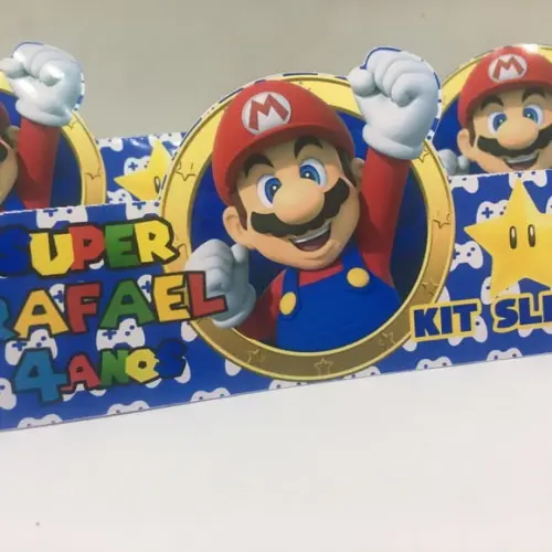 Kit Slime Mário Bross Embalagens Personalizadas