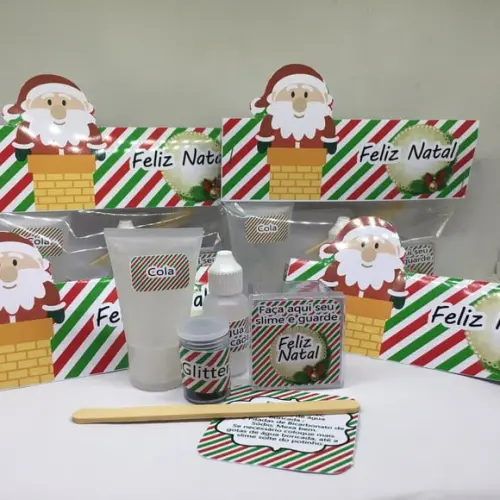 Kit Slime Natal Embalagens Personalizadas